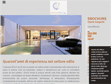 Tablet Screenshot of edilvigroup.com